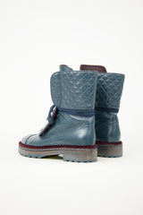Chanel Leather 2017 CC Combat Boot