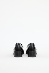 Chanel Leather CC Platform Logo Loafer