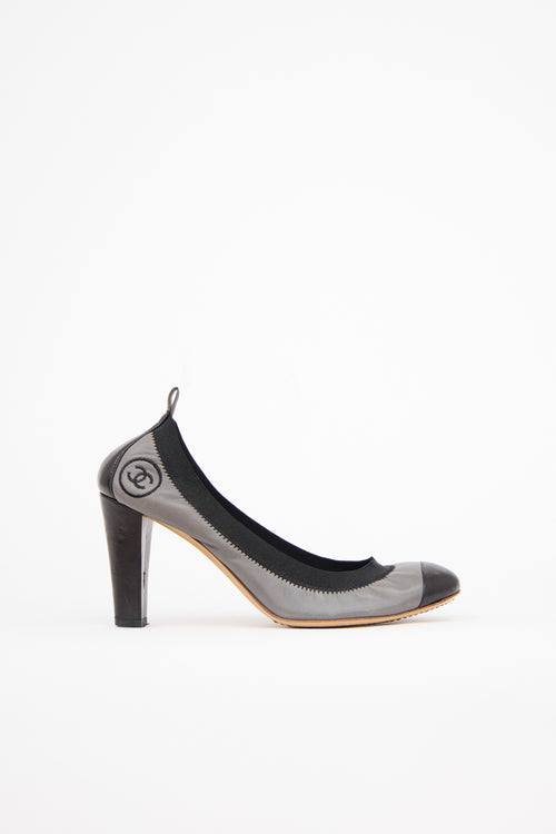 Chanel Leather CC Pump