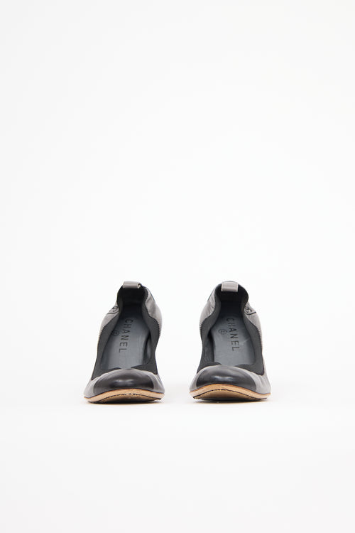 Chanel Leather CC Pump