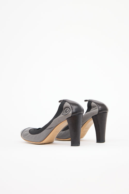 Chanel Leather CC Pump