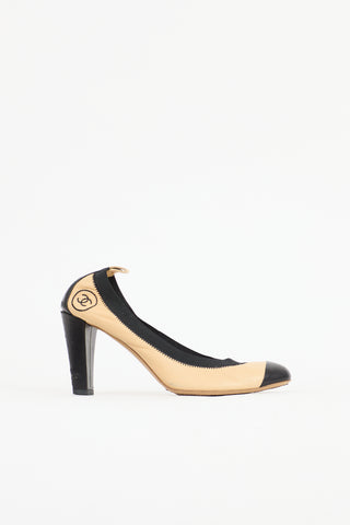 Chanel Leather CC Pump