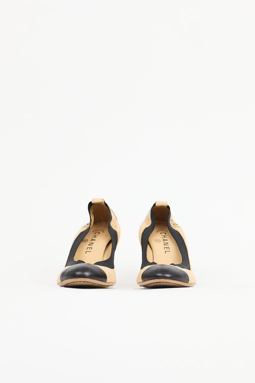 Chanel Leather CC Pump