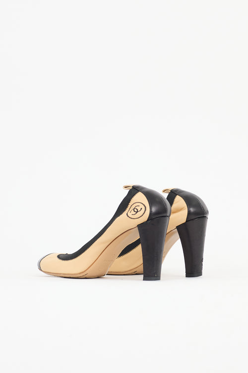 Chanel Leather CC Pump