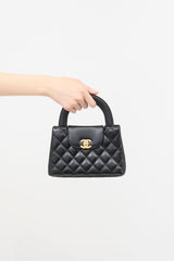 Chanel Quilted Leather Mini Kelly Bag