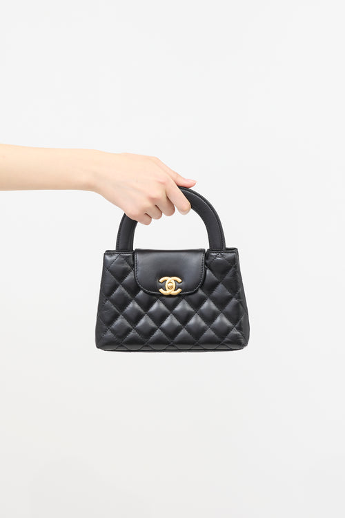 Chanel Quilted Leather Mini Kelly Bag