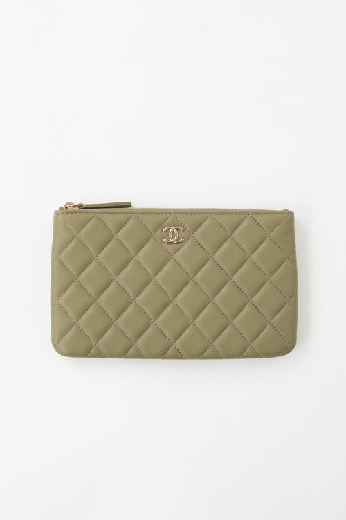 Chanel Leather Small Classic CC Pouch