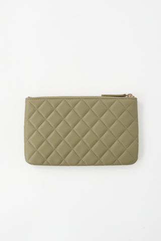 Chanel Leather Small Classic CC Pouch