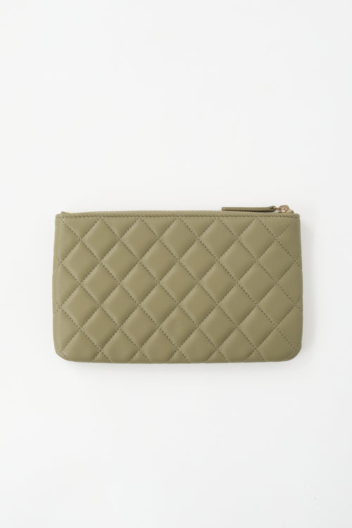 Chanel Leather Small Classic CC Pouch