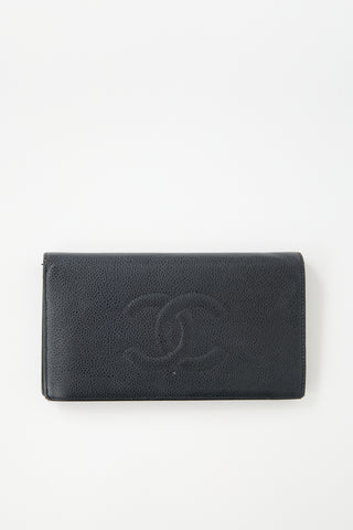 Chanel Leather Timeless CC L-Yen Wallet