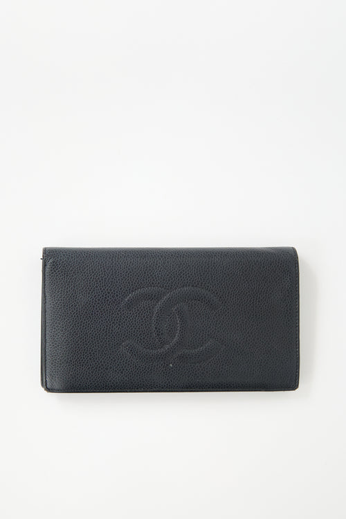 Chanel Leather Timeless CC L-Yen Wallet