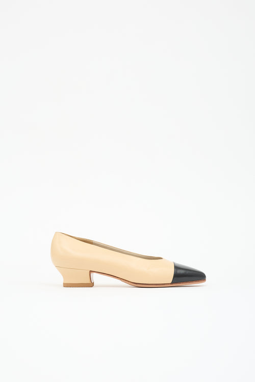 Chanel Leather Almond Toe Pump