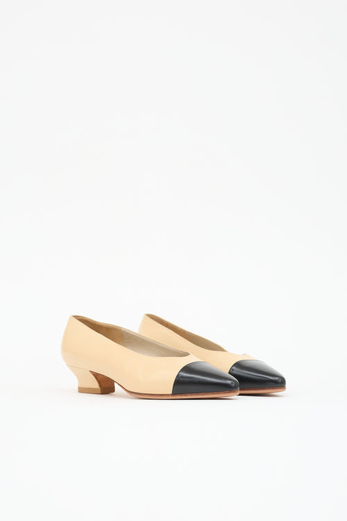 Chanel Leather Almond Toe Pump