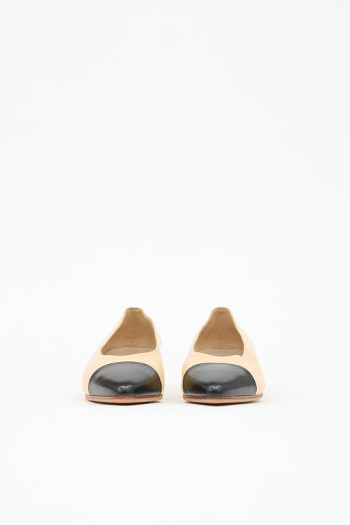 Chanel Leather Almond Toe Pump