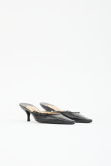 Chanel Leather Bow Mule
