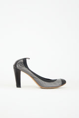 Chanel Leather CC Heel