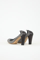 Chanel Leather CC Heel