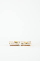 Chanel Leather CC Sandal