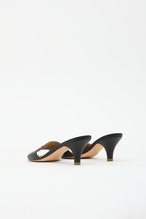 Chanel Leather CC Sandal