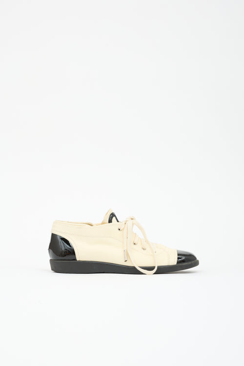 Chanel Leather CC Sneaker
