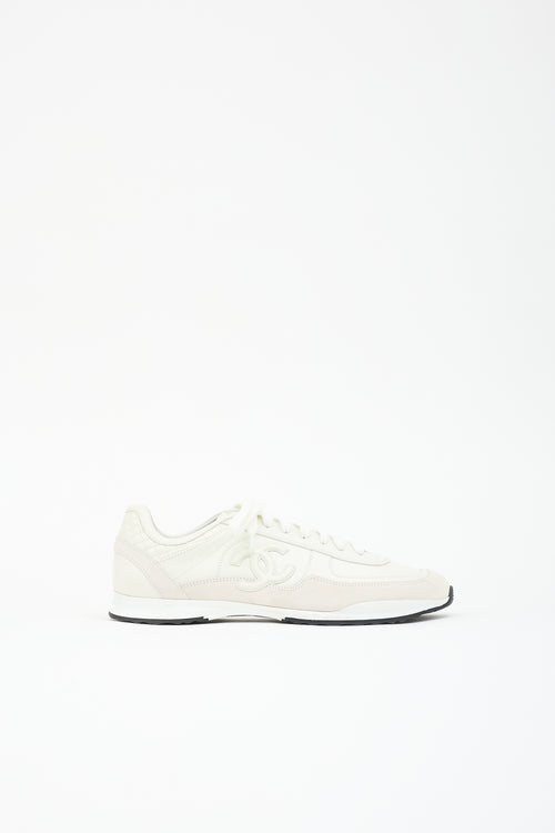 Chanel Leather CC Sneaker