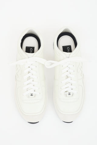 Chanel Leather CC Sneaker