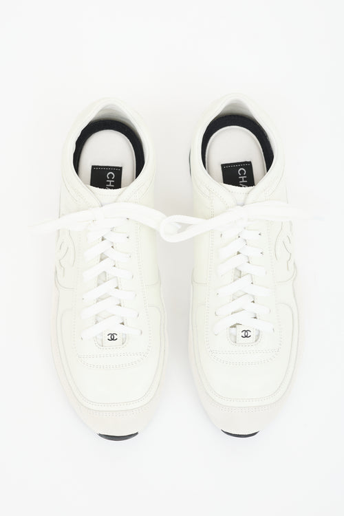 Chanel Leather CC Sneaker