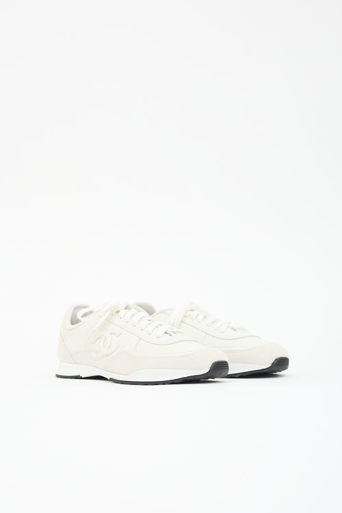 Chanel Leather CC Sneaker