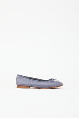 Chanel Leather CC Ballet Flat