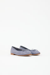 Chanel Leather CC Ballet Flat