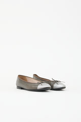 Chanel Leather CC Ballet Flat