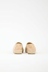 Chanel Leather CC Espadrille Flat