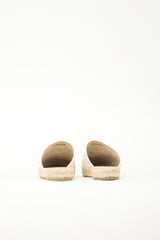 Chanel Leather CC Espadrille Mule