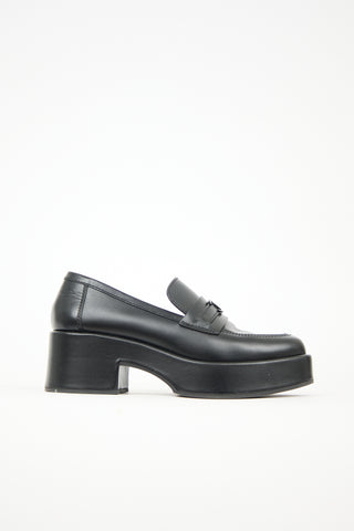 Chanel Leather CC Platform Loafer