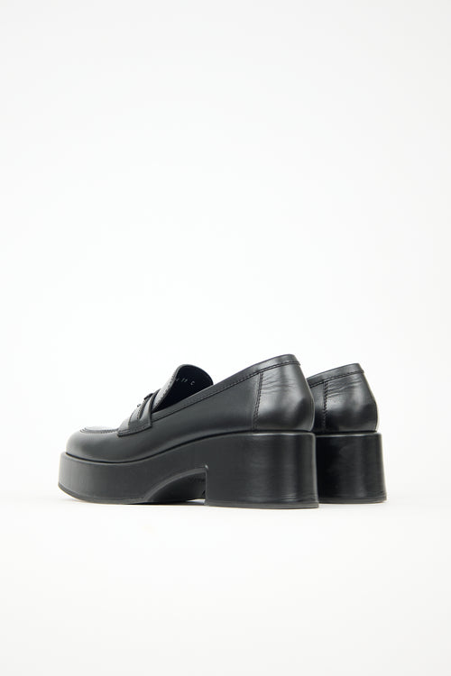 Chanel Leather CC Platform Loafer