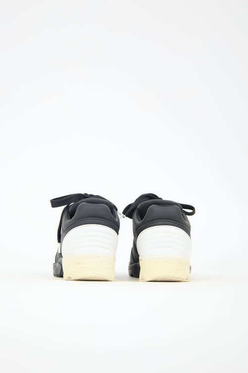 Chanel Leather CC Quilted Sneaker