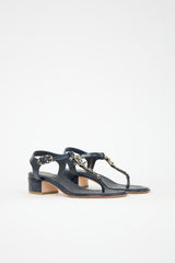 Chanel Leather Chain CC Sandal