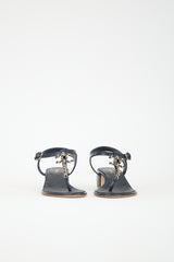 Chanel Leather Chain CC Sandal