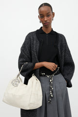 Chanel Leather Coco Cabas Tote Bag