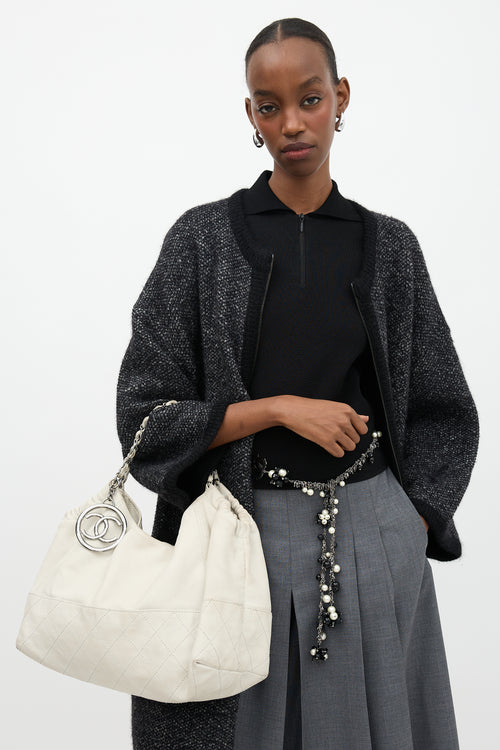 Chanel Leather Coco Cabas Tote Bag