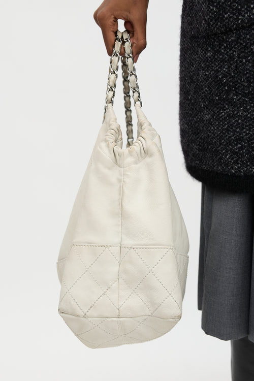 Chanel Leather Coco Cabas Tote Bag