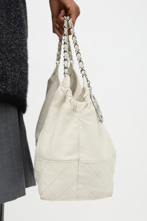 Chanel Leather Coco Cabas Tote Bag