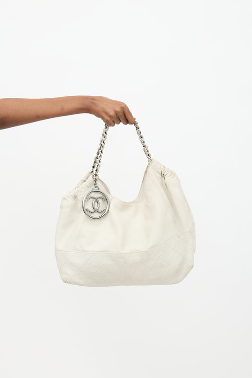 Chanel Leather Coco Cabas Tote Bag