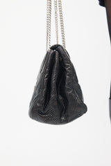 Chanel Leather Drill Accordion Flap Bag