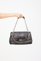 Chanel Leather Drill Accordion Flap Bag