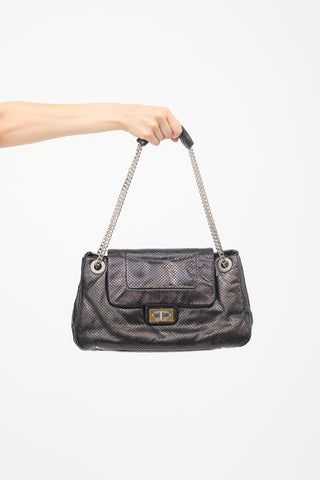 Chanel Leather Drill Accordion Flap Bag