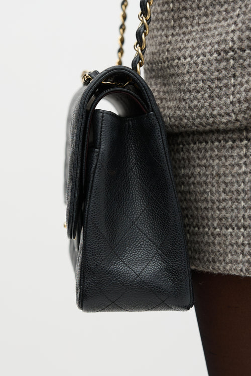 Chanel Leather Jumbo Double Flap Bag