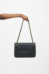 Chanel Leather Jumbo Double Flap Bag