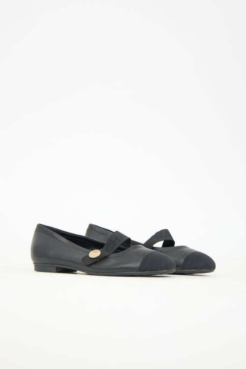 Chanel Leather Mary Jane Flat