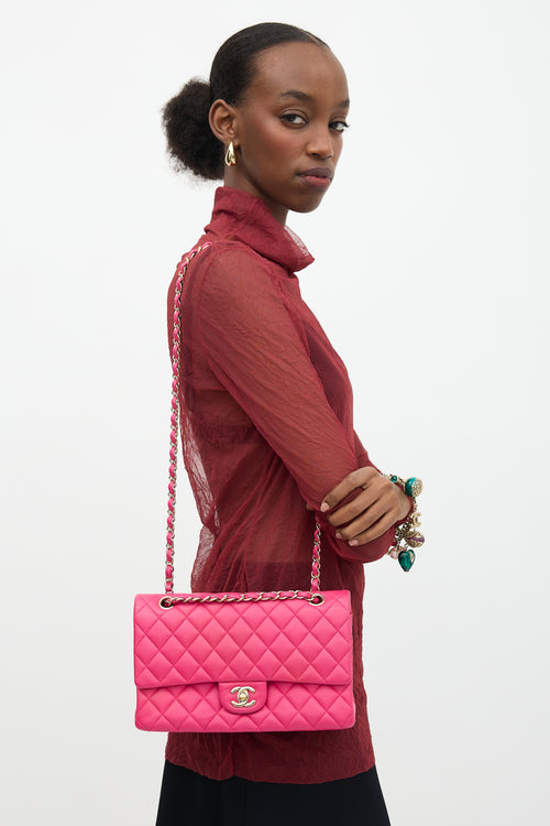 Chanel Leather Medium Double Flap Bag